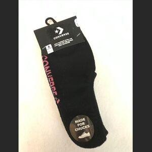Black Converse no show socks  (3 pairs)